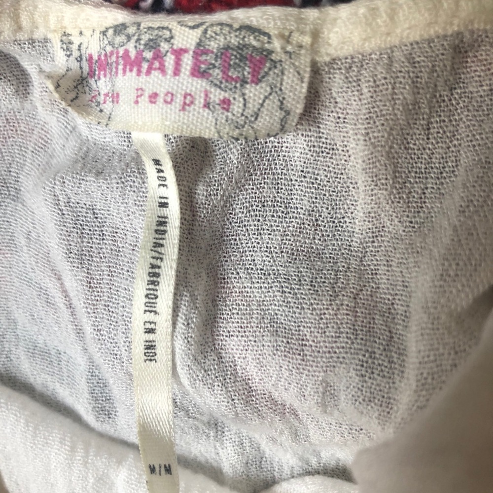 ❤️Intimately Free People Lacy Rayon Strappy Top M - Picture 4 of 6